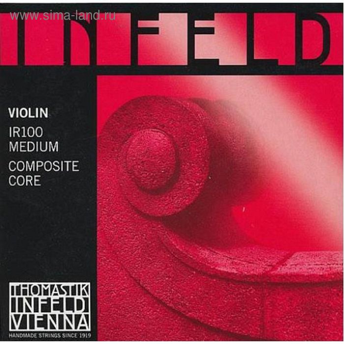 Комплект струн для скрипки  Thomastik IR100 Infeld Rot, размером 4/4, среднее натяжение - Фото 1