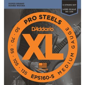 

Комплект струн для 5-струнной бас-гитары D'Addario EPS160-5 ProSteels