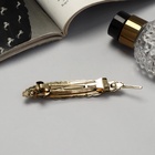 Заколка - автомат для волос «Либерти», перо, 11 см, золото - Фото 3