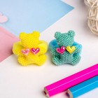 Резинка для волос "Ягодинка" точка (набор 6 шт) мишки, микс - Фото 2