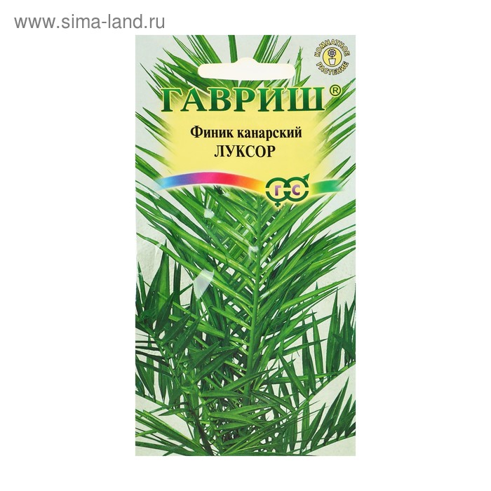 Семена комнатных цветов Финик канарский «Луксор», 2 шт., «Гавриш»