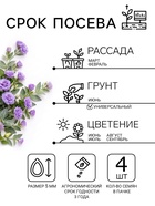 Семена цветов Эустома «Эхо» F1, лавандовая, гранулы, пробирка, 4 шт. - Фото 2