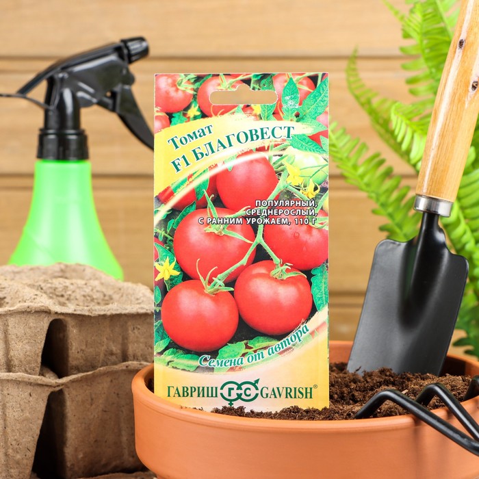 Семена Томат "Благовест" F1, раннеспелый,детерминантный,среднерослый, 12 шт. - Фото 1