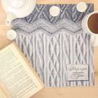 Салфетка на стол "Тепла и уюта" 30х30 см, 100% п/э, оксфорд 420 г/м2 - Фото 2