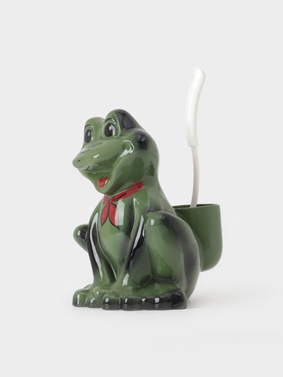 Подставка под ёрш "Лягушка", с ёршиком