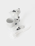 Ёршик для унитаза с подставкой «Дружок», фарфор, белый - Фото 5