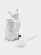 Подставка под ёрш «Кошка» с ёршиком, 20×18×37 см - Фото 6