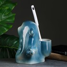 Подставка под ёрш "Дельфин", с ёршиком - фото 24540690