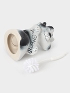 Ёршик для унитаза с подставкой «Кот-хулиган», фарфор, белый - Фото 6