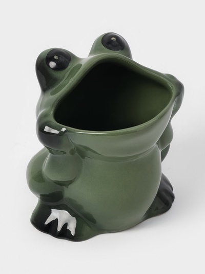 Стакан под зубную щётку «Лягушка», фарфор