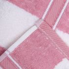 Полотенце махровое, размер 50х80 см, цвет розовый, 480 г/м² - Фото 3