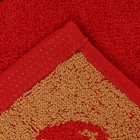 Полотенце махровое «Мишка топтышка», размер 50х90 см, цвет красный, 370 г/м² - Фото 3