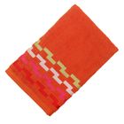 Полотенце махровое «Тетрис», размер 50х90 см, цвет оранжевый, 400 г/м² - Фото 1