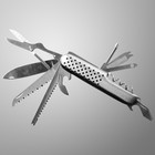 Нож швейцарский "Дорожный" 12в1 рукоять перфорированная - фото 11873880