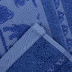 Полотенце махровое «Слоник», размер 34х78 см, цвет синий, 480 г/м² - Фото 3