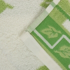 Полотенце махровое «Листопад», размер 34х76 см, цвет зелёный, 480 г/м² - Фото 3