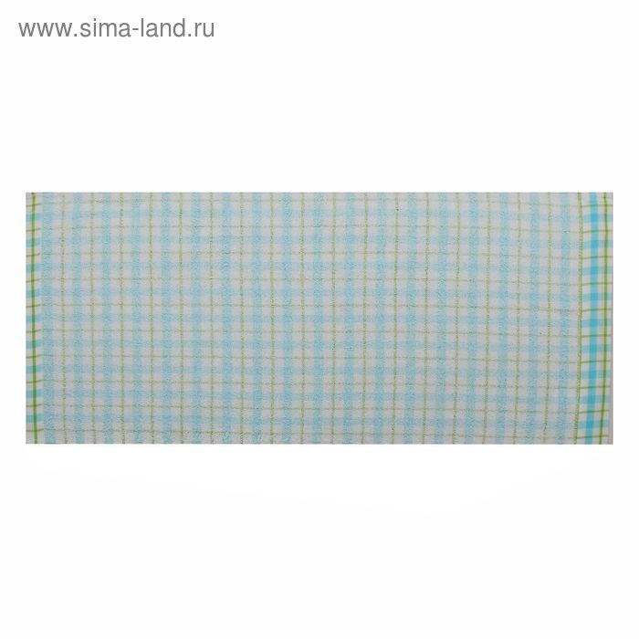 Полотенце махровое банное «Уют», размер 65х135 см, цвет голубой, 300 г/м² - Фото 1