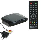 Приставка для цифрового ТВ D-COLOR DC705HD, FullHD, DVB-T2, HDMI, RCA, USB, черная - Фото 1