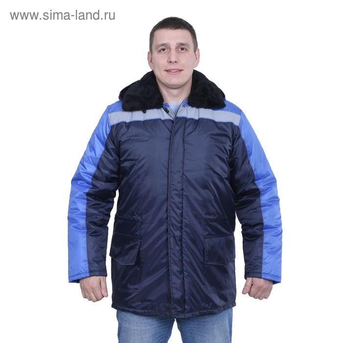Куртка "Регион 37", размер 44-46, рост 182-188 см, цвет сине-васильковый - Фото 1