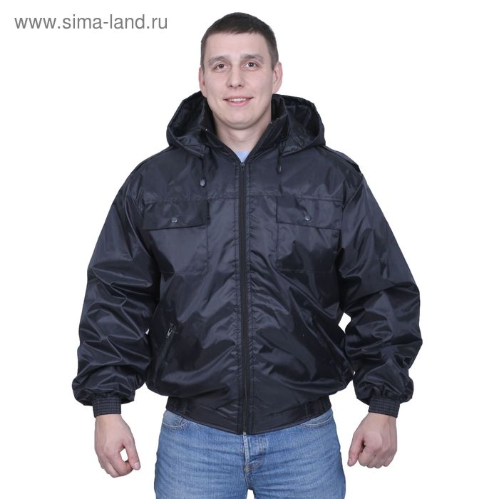 Куртка "Весна", размер 44-46, рост 170-176 см, цвет чёрный - Фото 1