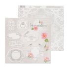 Бумага для скрапбукинга «Плашки», 30,5 х 30,5 см, 180 г/м - Фото 1