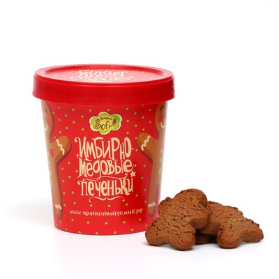 Стаканчик с пряничными человечками, 100 г