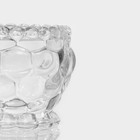 Сахарница стеклянная Доляна «Гранатовый браслет», 180 мл, 8,5×10 см - фото 4565199
