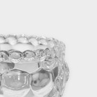 Сахарница стеклянная Доляна «Гранатовый браслет», 180 мл, 8,5×10 см - фото 4565200
