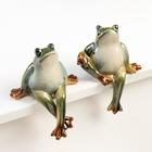 Набор фигурок 2 шт. «Лягушка», на полку, керамика, 14×10×11.5 см - Фото 3