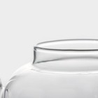 Чайник стеклянный заварочный с металлическим ситом Доляна «Калиопа», 600 мл - Фото 4