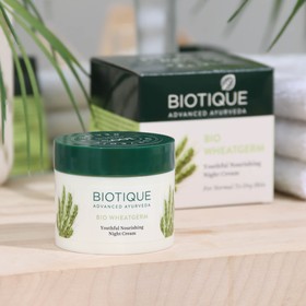 Крем для лица "Biotique" ночной, пшеница, 55 г 1830306