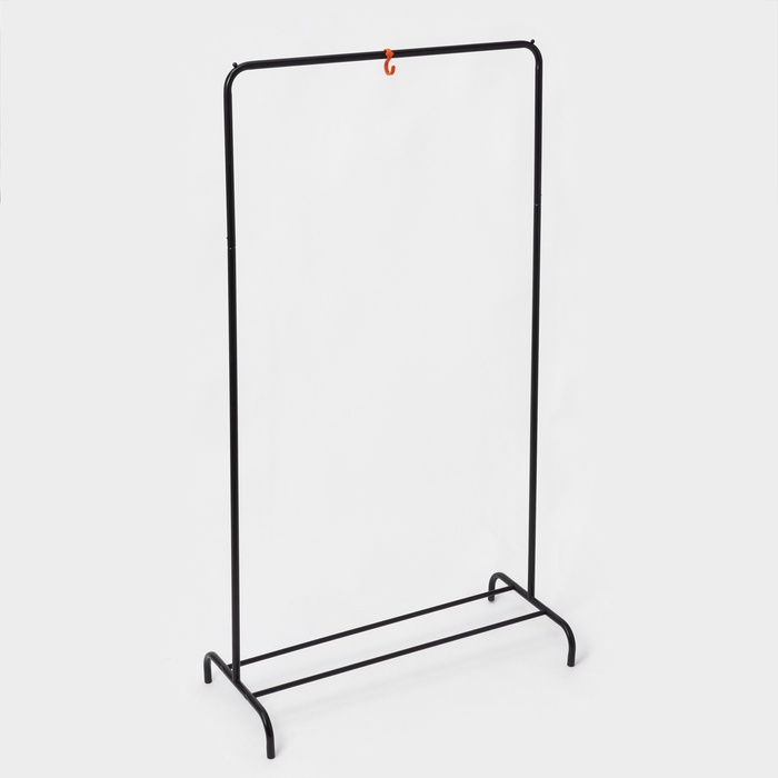 Вешалка гардеробная для одежды «Радуга», чёрная - Фото 1