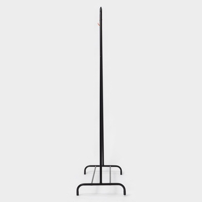 Вешалка гардеробная для одежды «Радуга», чёрная
