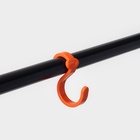 Вешалка гардеробная для одежды «Радуга», чёрная - Фото 4