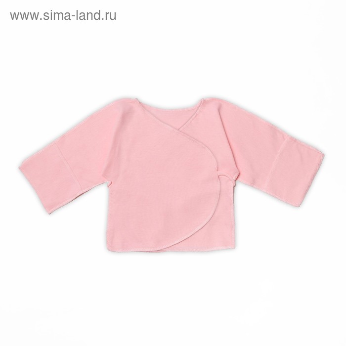 Распашонка с длинными рукавами, рост 56-62 см, цвет розовый E011001K62_М