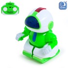 Робот радиоуправляемый «Минибот», световые эффекты, цвет зелёный - фото 297828236