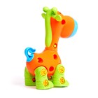 Конструктор винтовой «Жираф», 16 деталей, цвета МИКС - Фото 3