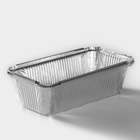 Набор форм из фольги для выпечки и запекания Доляна, 900 мл, 21.3×11×6.3 см, 3 шт. - Фото 3