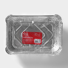 Набор форм из фольги для запекания и выпечки Доляна, 960 мл, 21.5×14.6×5 см, 2 шт. - Фото 7