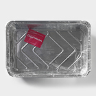 Набор форм из фольги для запекания и выпечки Доляна, 2.1 л, 31.5×22×5.5 см, 2 шт. - Фото 9