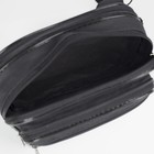 Сумка поясная, наружный карман, цвет чёрный - фото 8301008
