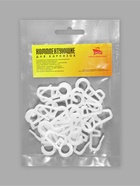 Крючок для штор на кольцо, 35×15 мм, белый - Фото 5