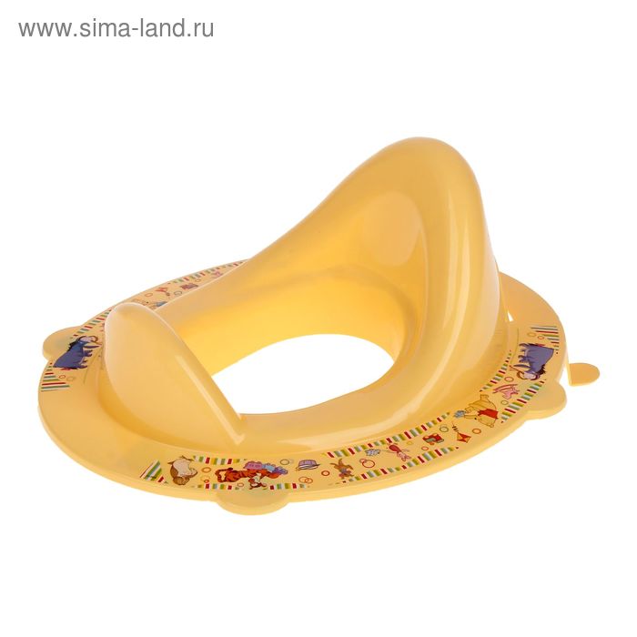 Детская накладка на унитаз Disney антискользящая, цвет банановый - Фото 1