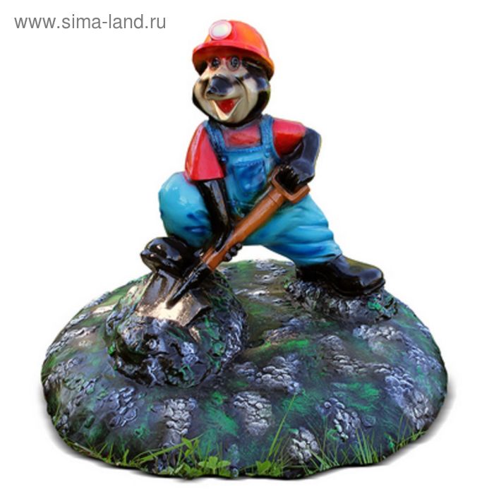 Крышка люка "Крот с лопатой" - Фото 1