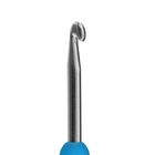 Крючок для вязания металлический, MHP, с пластиковой ручкой, d=5мм, 14см - Фото 2