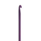 Крючок для вязания металлический, d=2мм, 15см, цвет розовый - Фото 2
