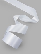 Лента атласная, 50 мм × 33 ± 2 м, цвет белый №001 - Фото 2