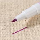 Маркер для ткани, самоисчезающий, с корректором, цвет фиолетовый - Фото 2