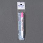 Маркер для ткани, самоисчезающий, с корректором, цвет розовый - Фото 4