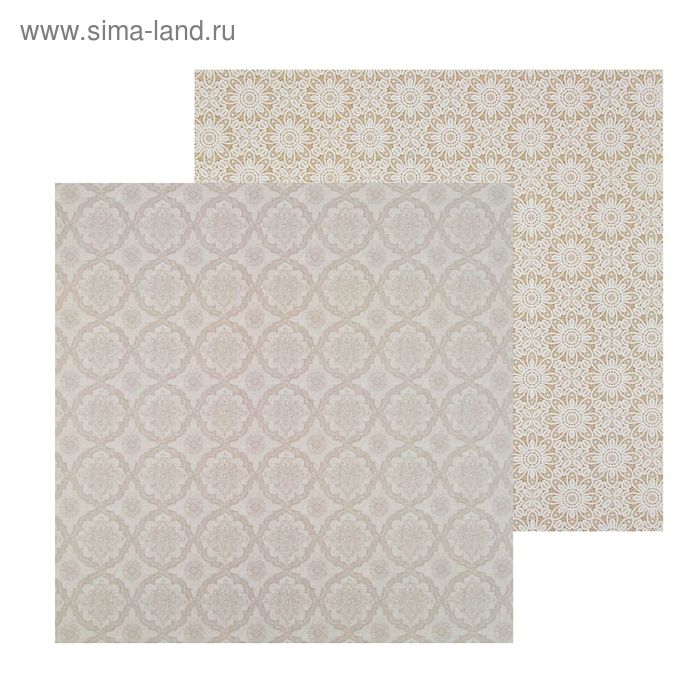 Фотофон двусторонний «Кружево», 45 × 45 см, переплётный картон, 980 г/м - Фото 1